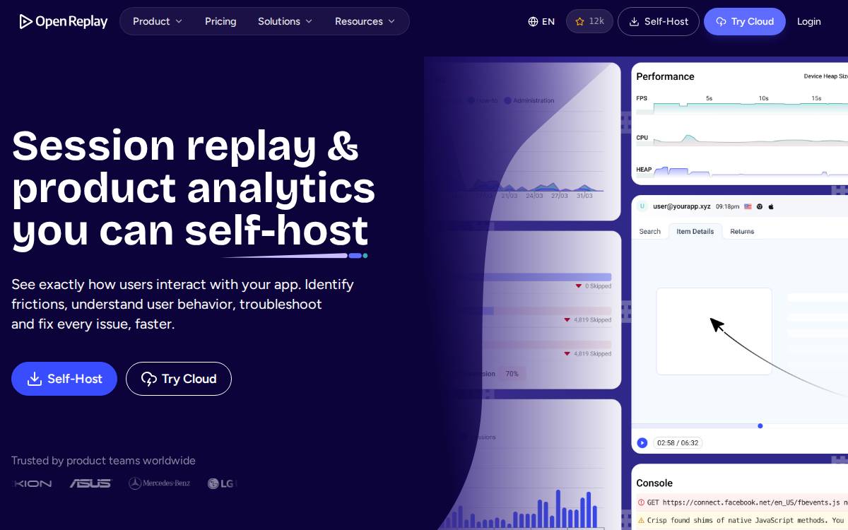 Asayer website preview