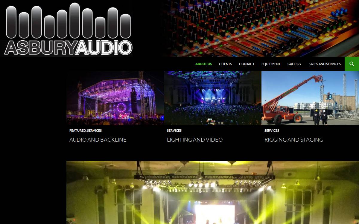 Asburyaudio website preview