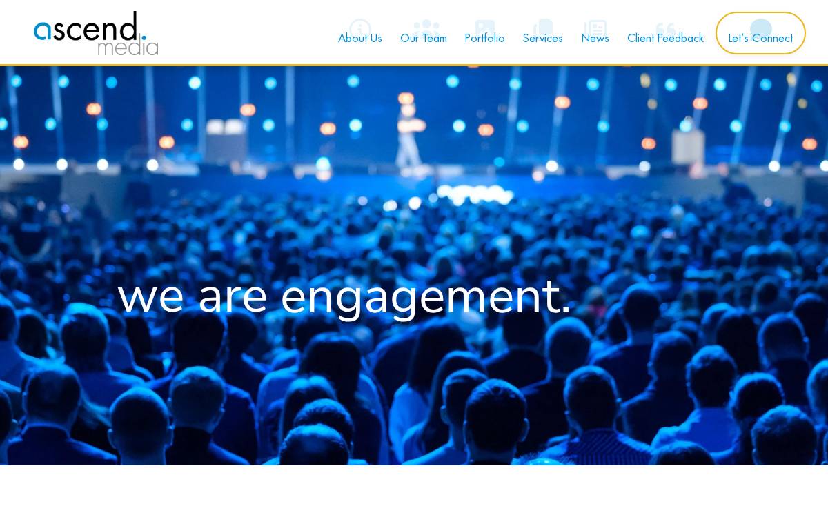 Ascendmedia website preview