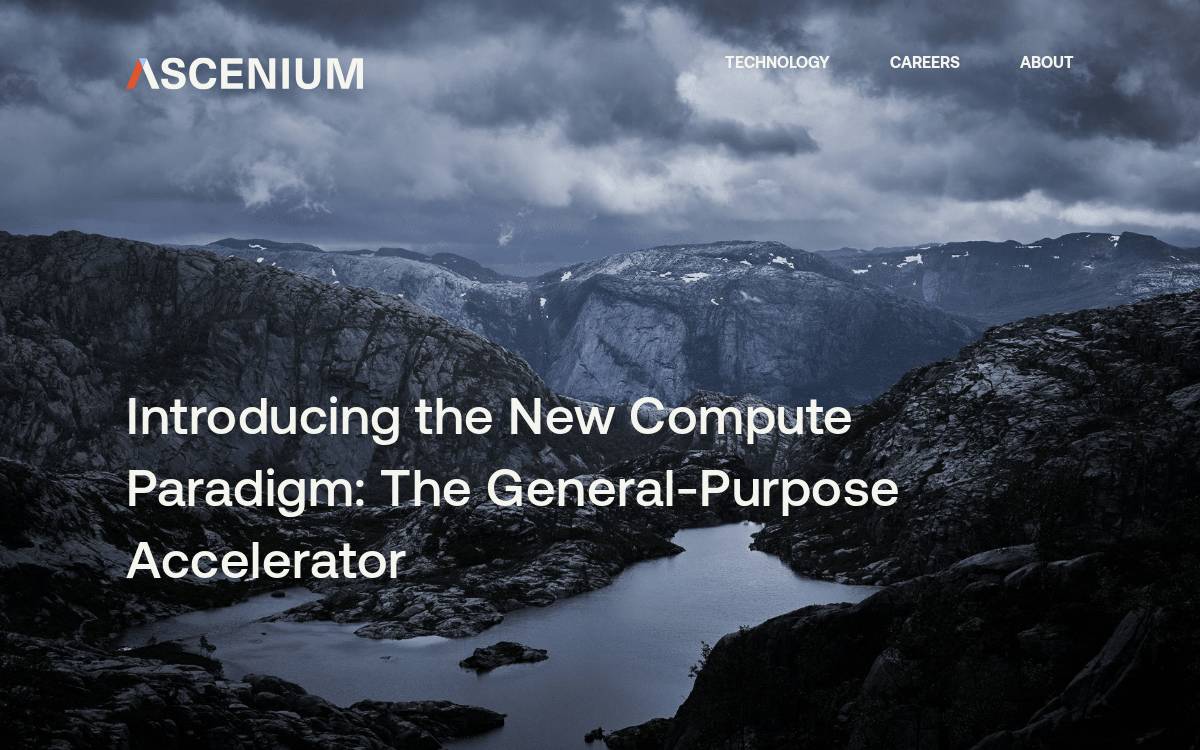 Ascenium website preview