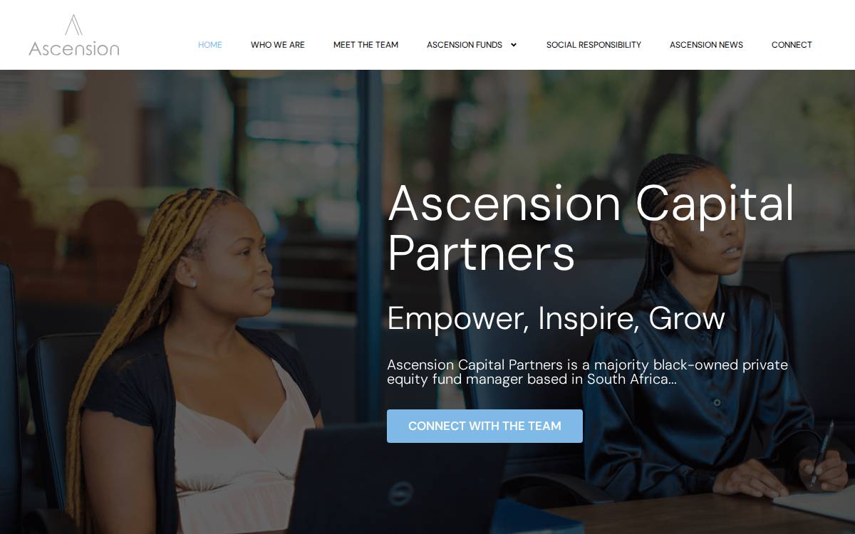 Ascension website preview
