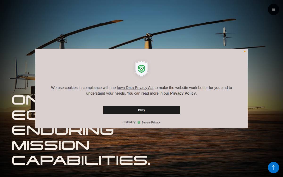 Ascent AeroSystem website preview