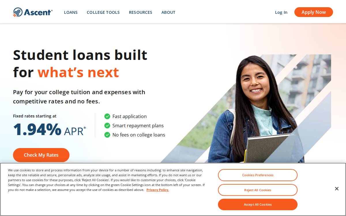 Ascentfunding website preview
