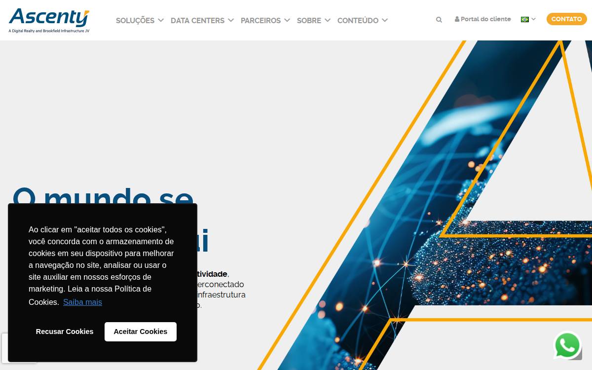 Ascenty website preview