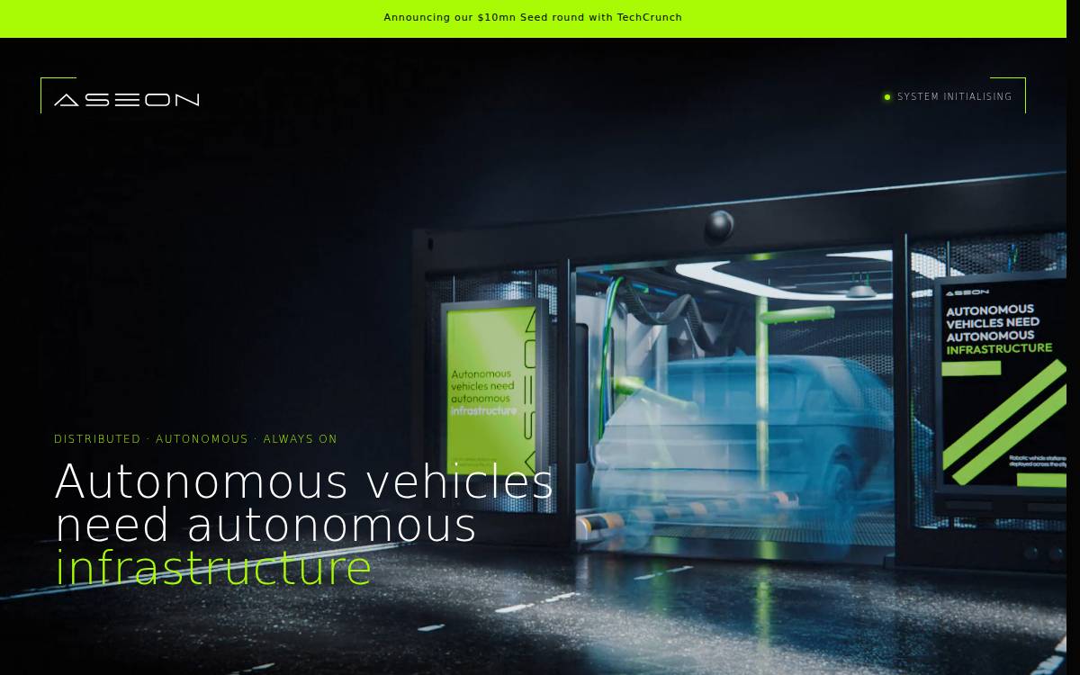 Aseon Labs website preview