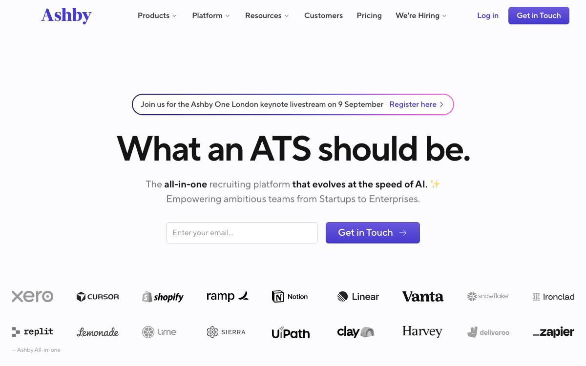 Ashby website preview