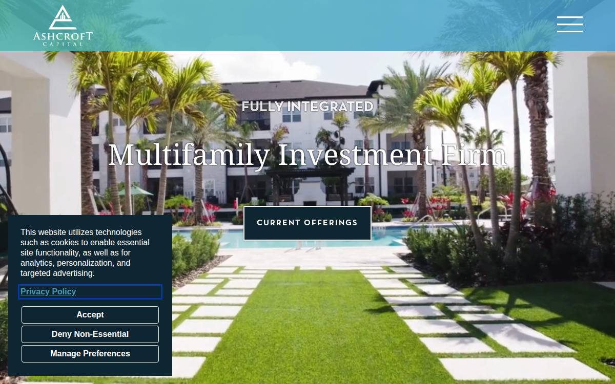 Ashcroft Capital website preview