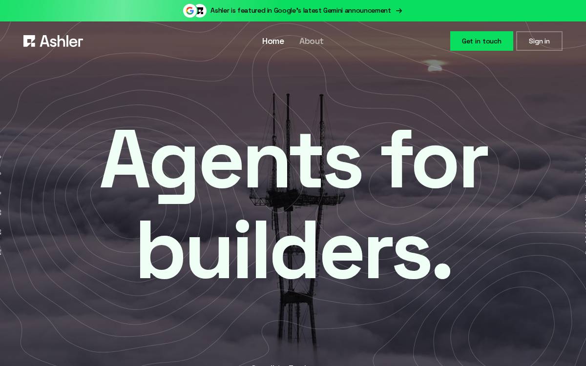 Ashler AI website preview