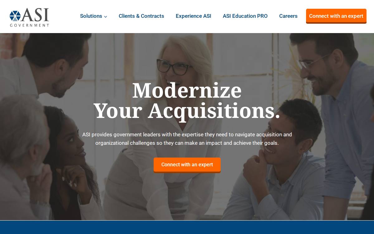 ASI Government website preview