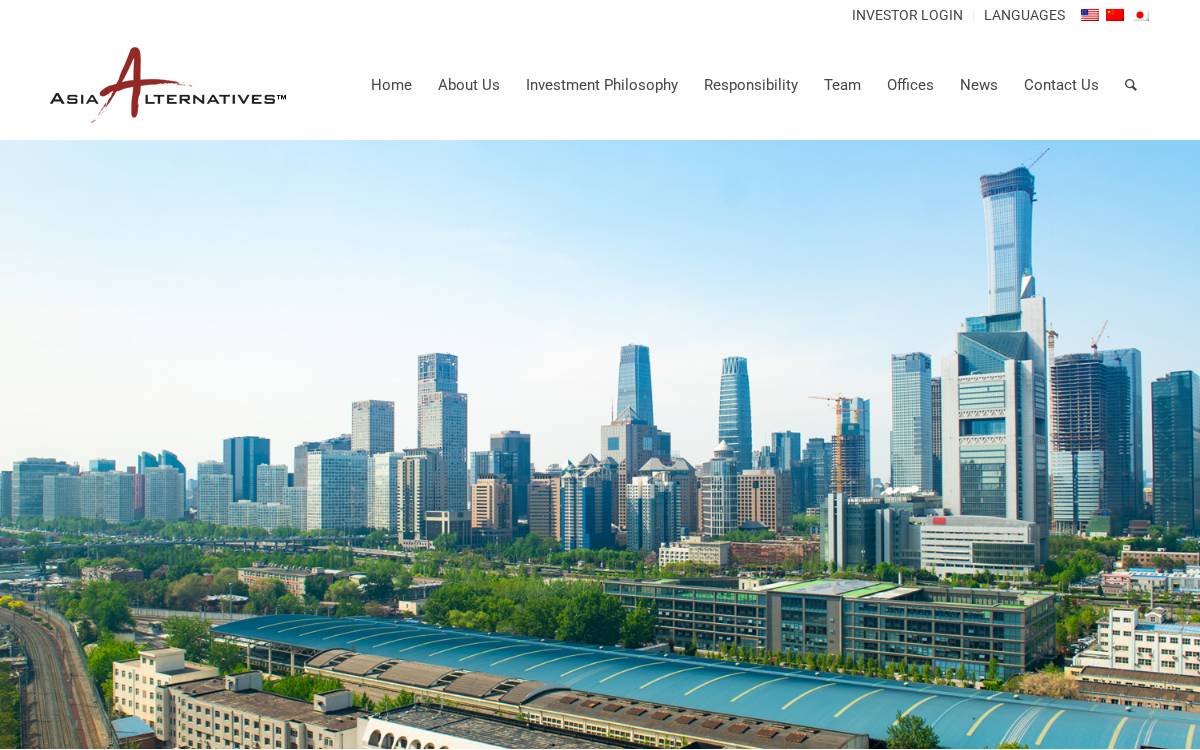 Asia Alternatives Management website preview