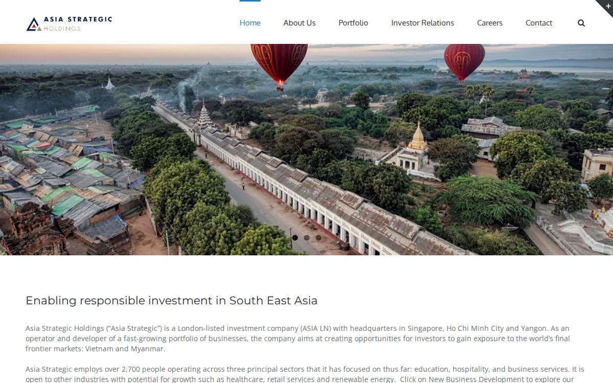 Asia Strategic Holdings website preview