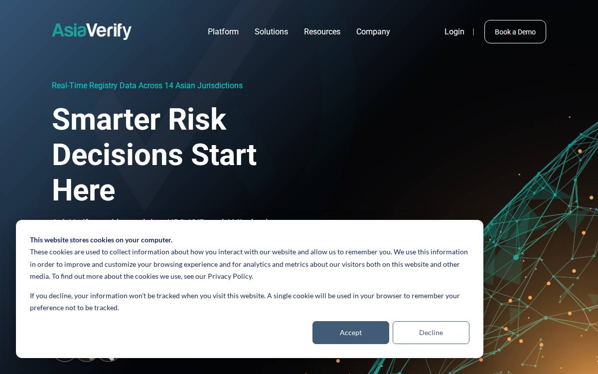 Asia Verify website preview