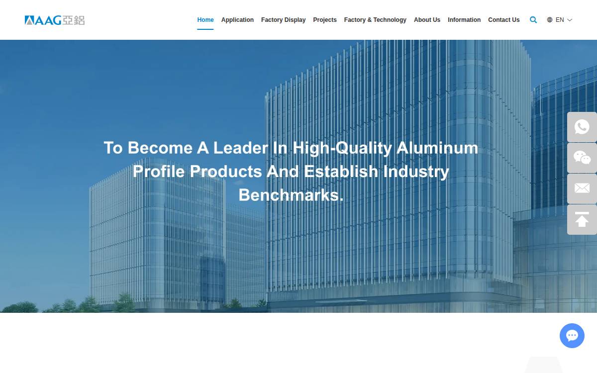 Asiaalumgroup website preview