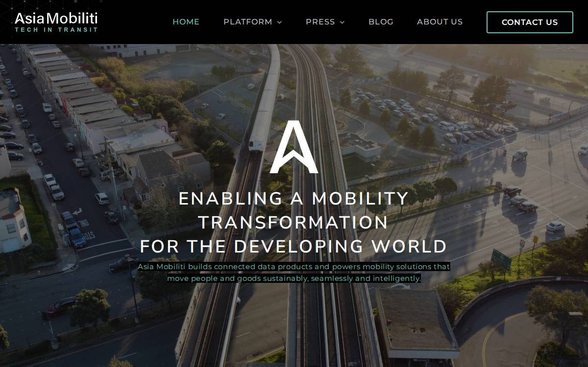 Asia Mobiliti website preview
