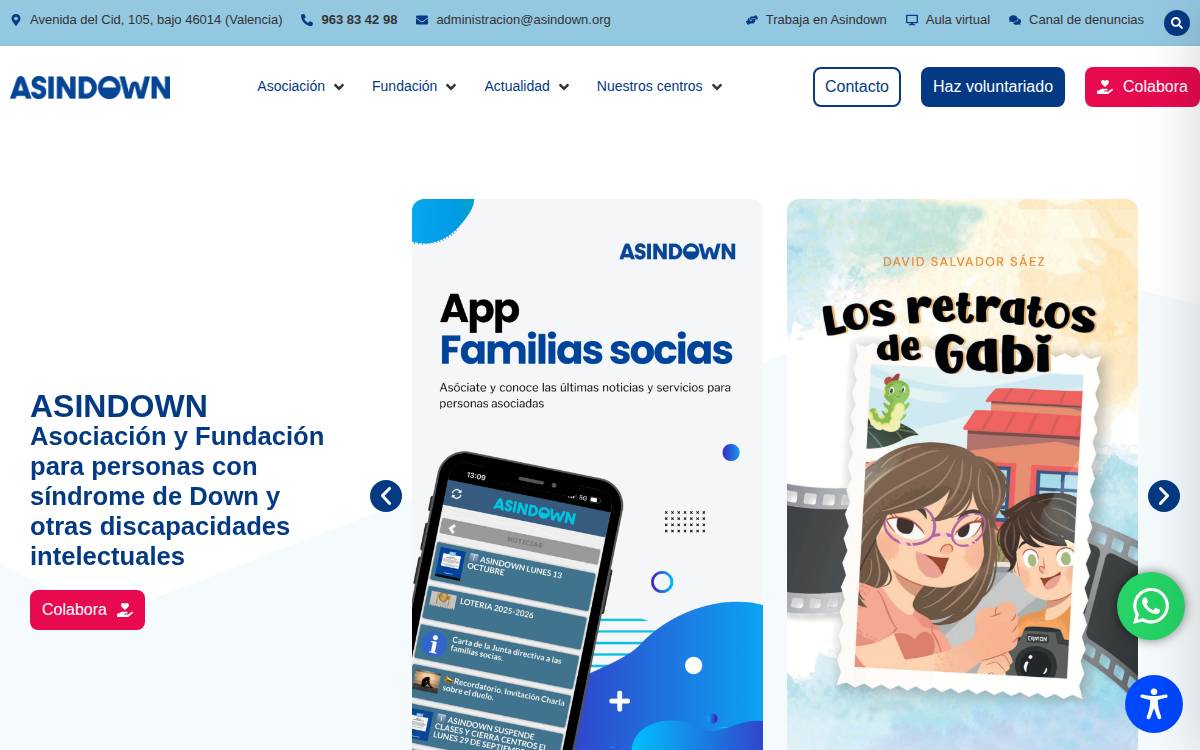 Asindown website preview