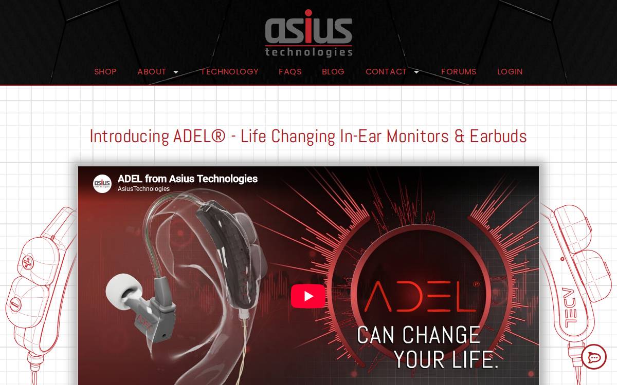 Asius Technologies website preview