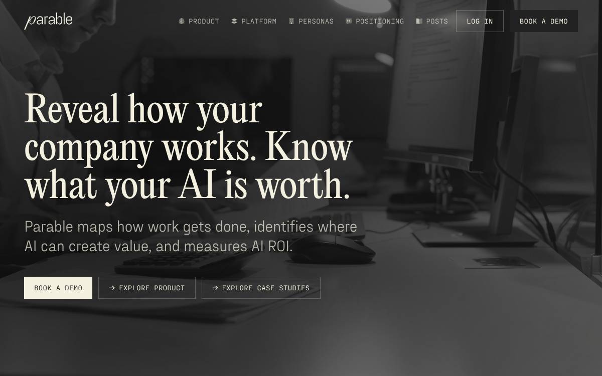 Ask Parable website preview