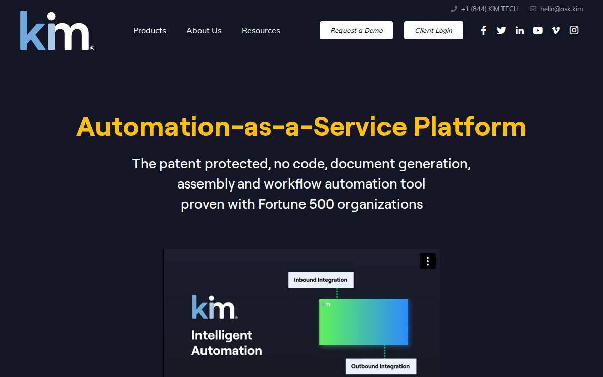 Ask website preview