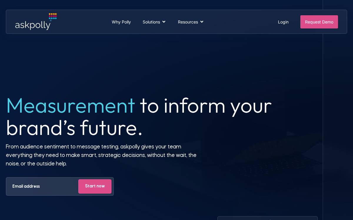 Askpolly website preview