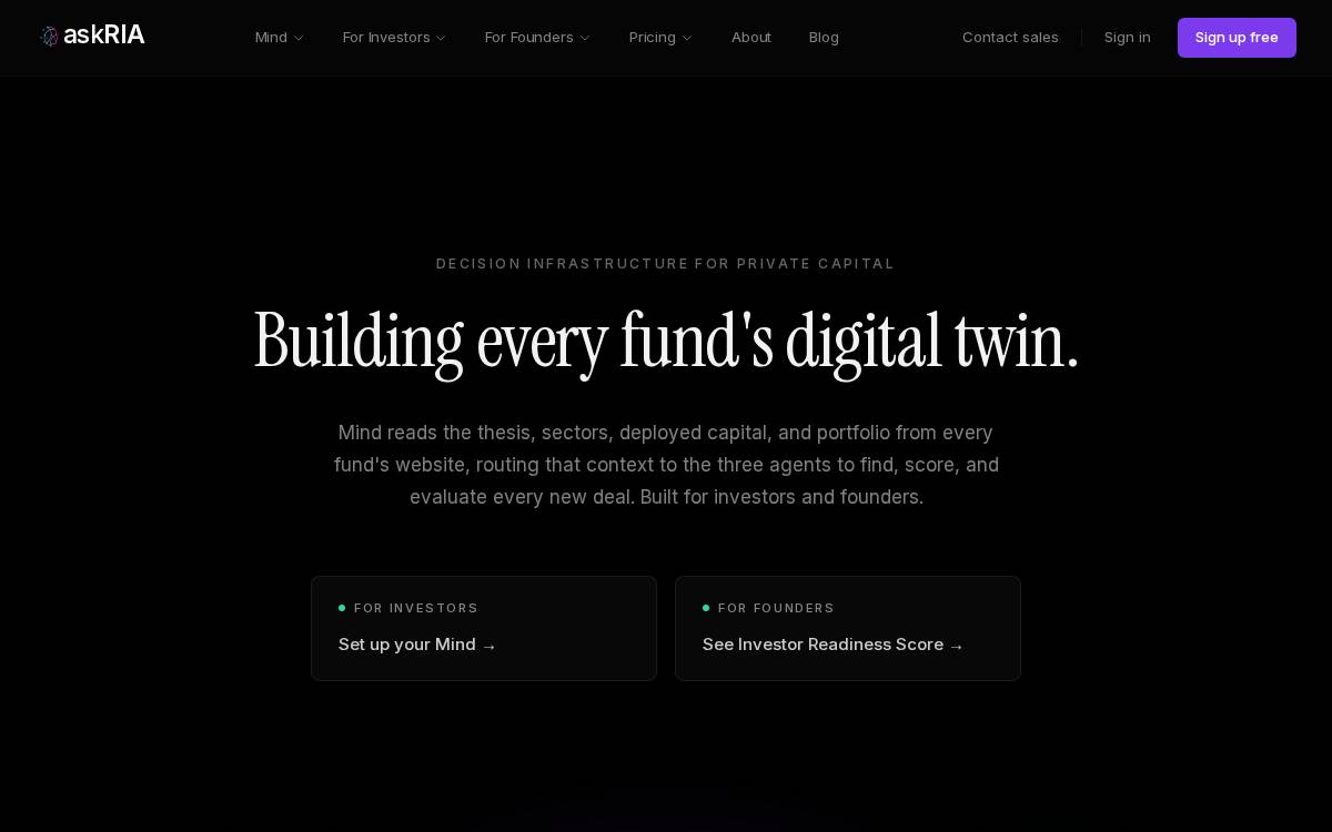 Askria website preview