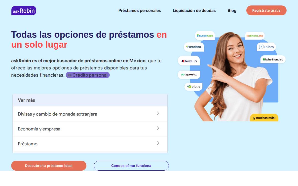 Askrobin website preview