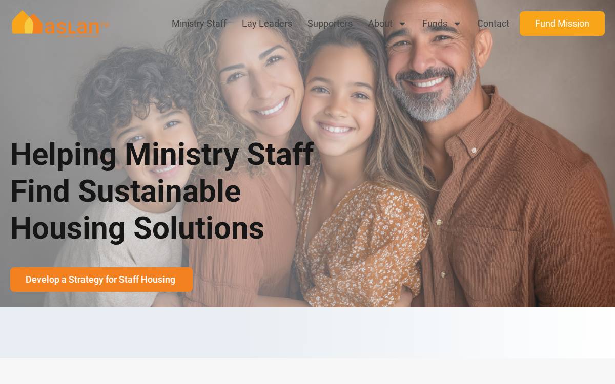 Aslan Housing Foundation website preview