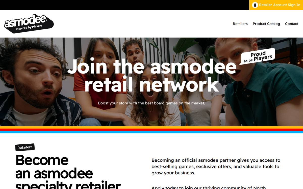 Asmodee website preview