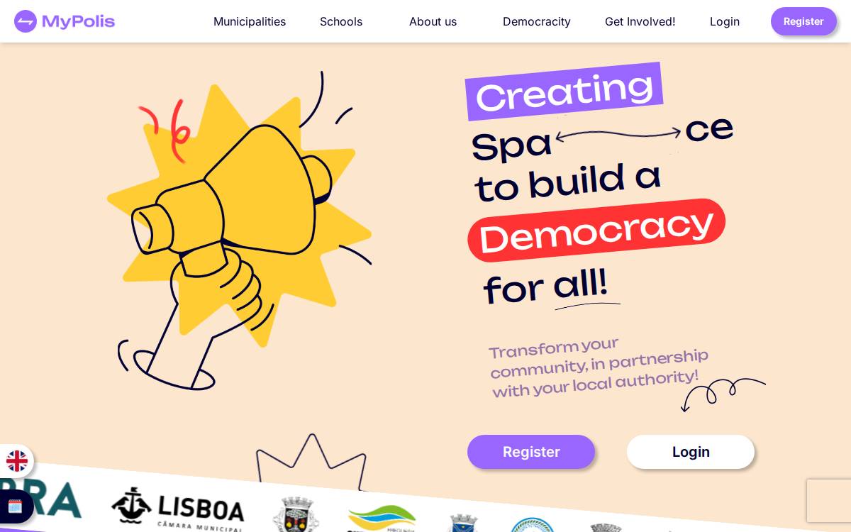 Asociação Discurso Paralelo – MyPolis website preview