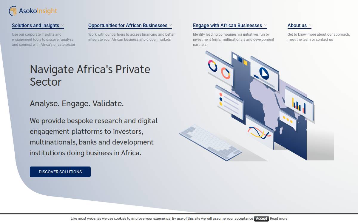 Asoko website preview