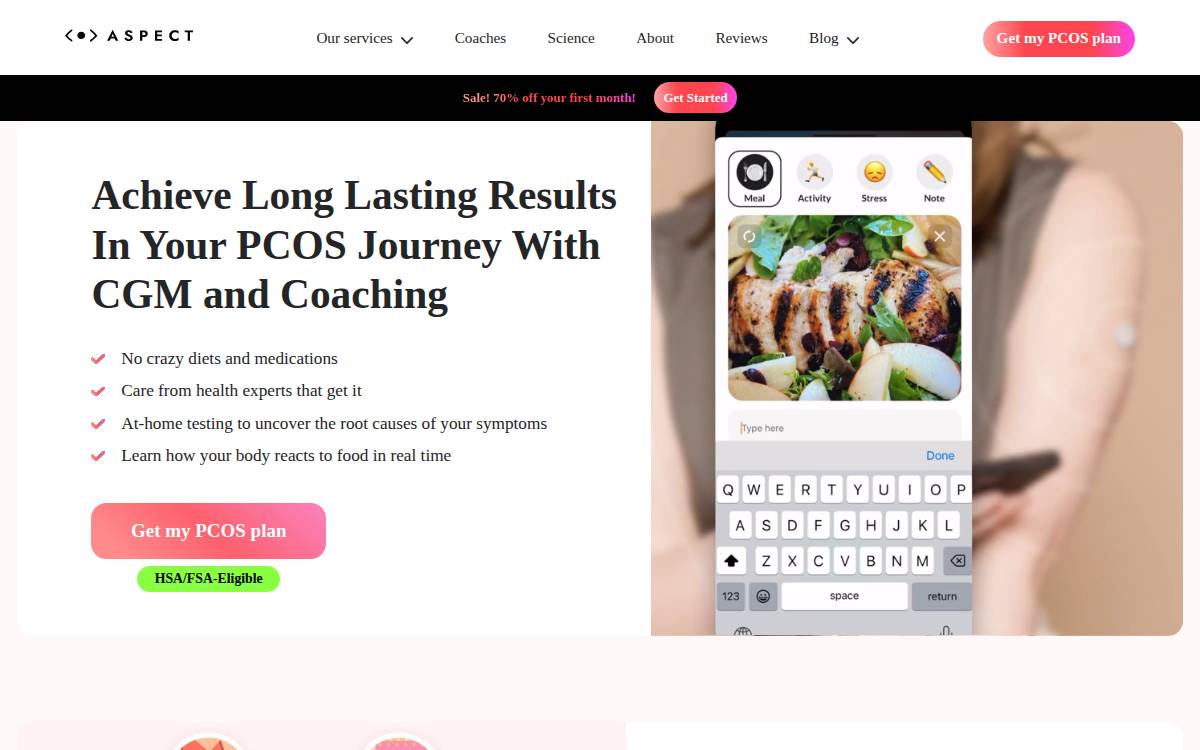 Aspect Health website preview