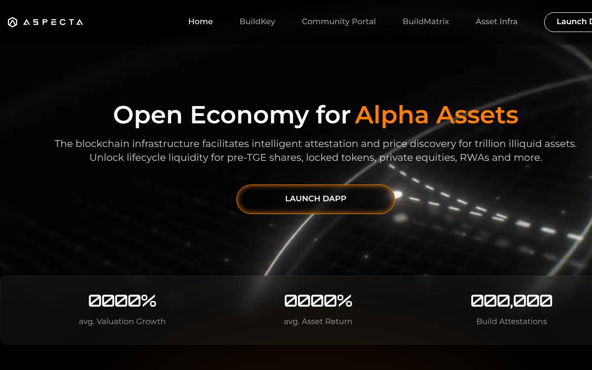 Aspecta website preview