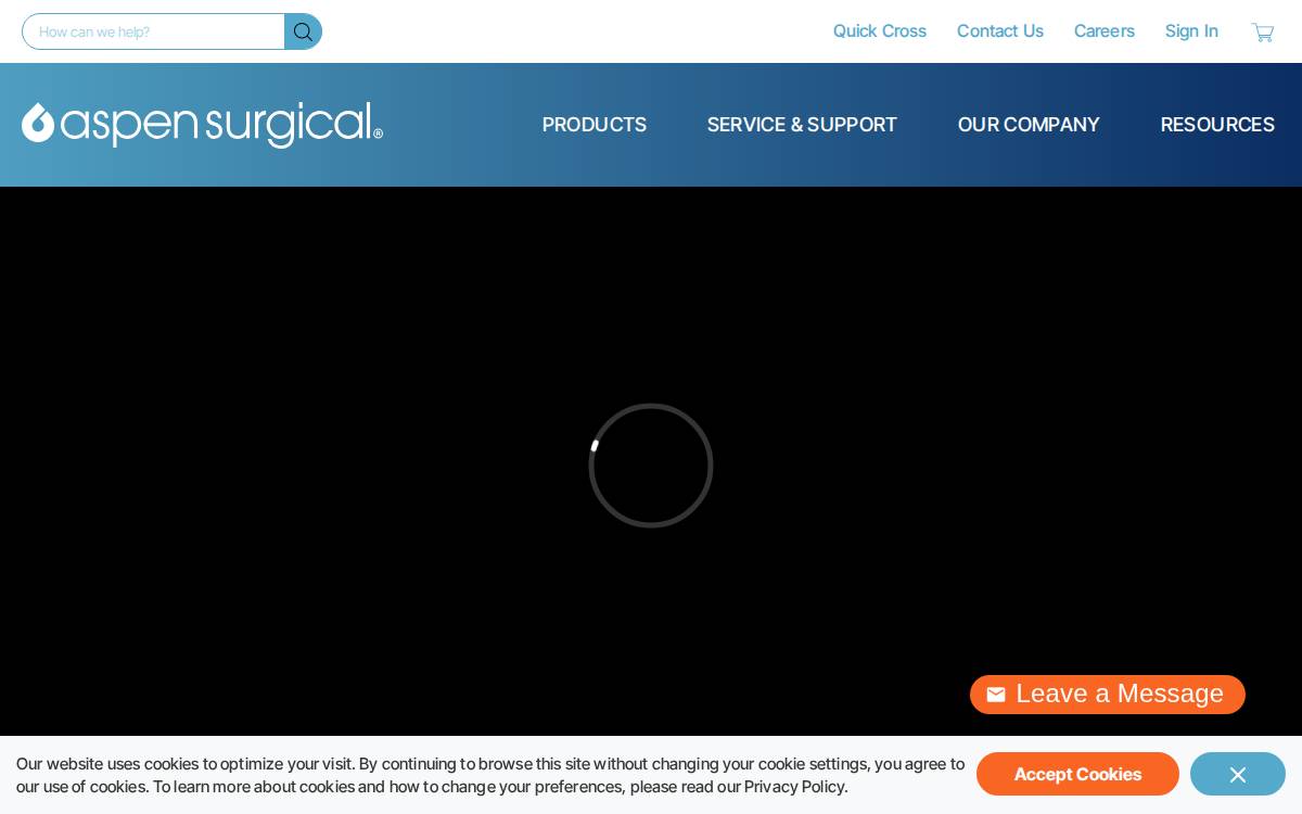Aspen Surgical website preview