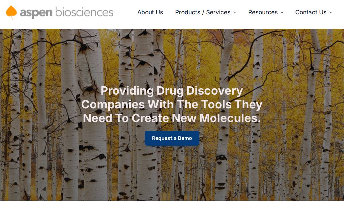 Aspenbiosciences website preview