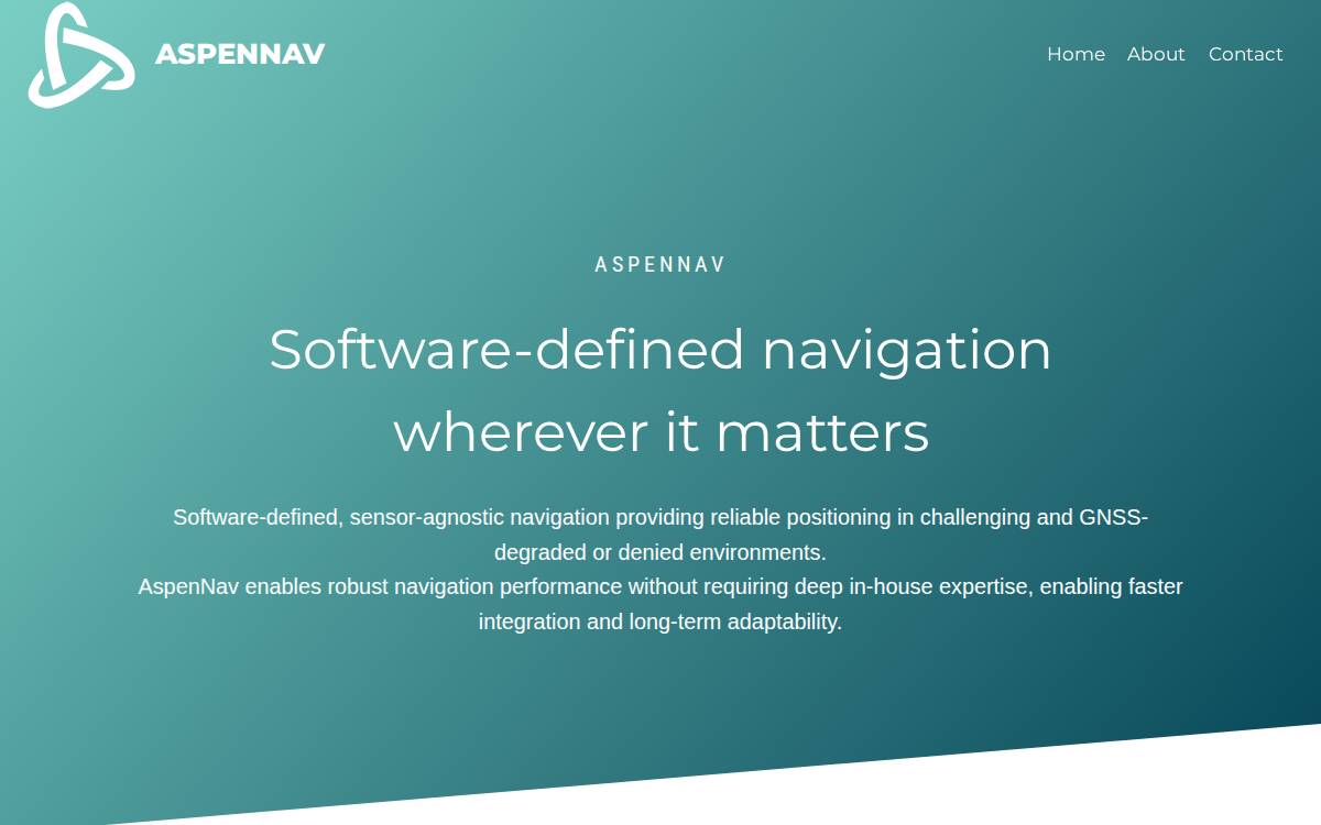 ASPENNAV website preview