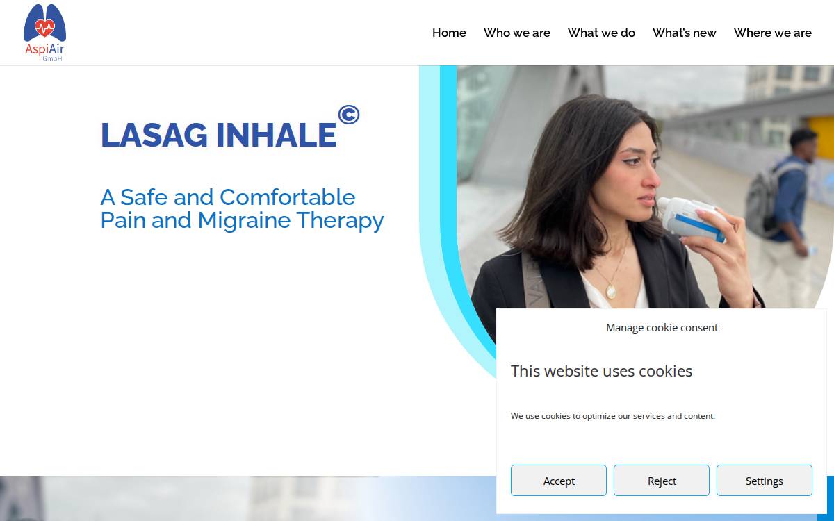 AspiAir GmbH website preview