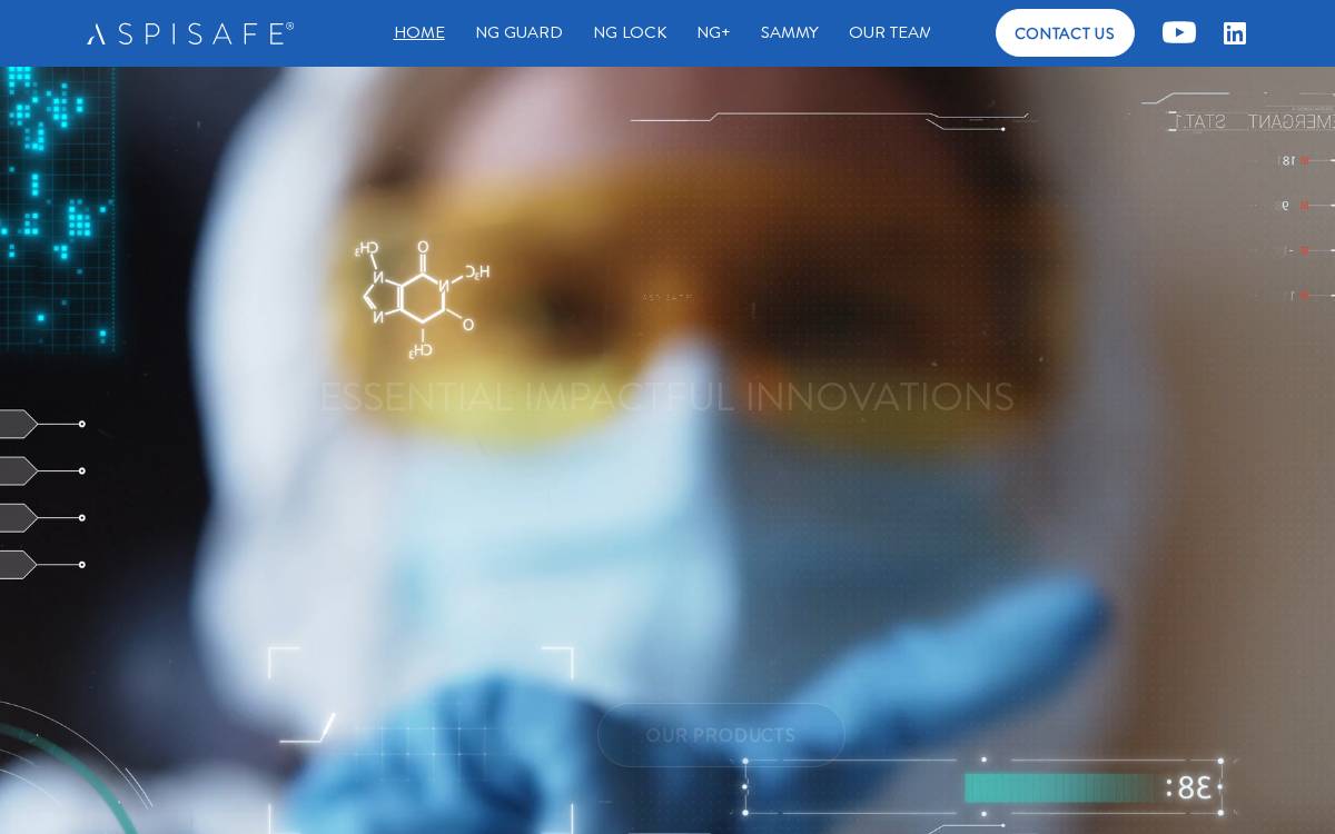 Aspisafesolutions website preview