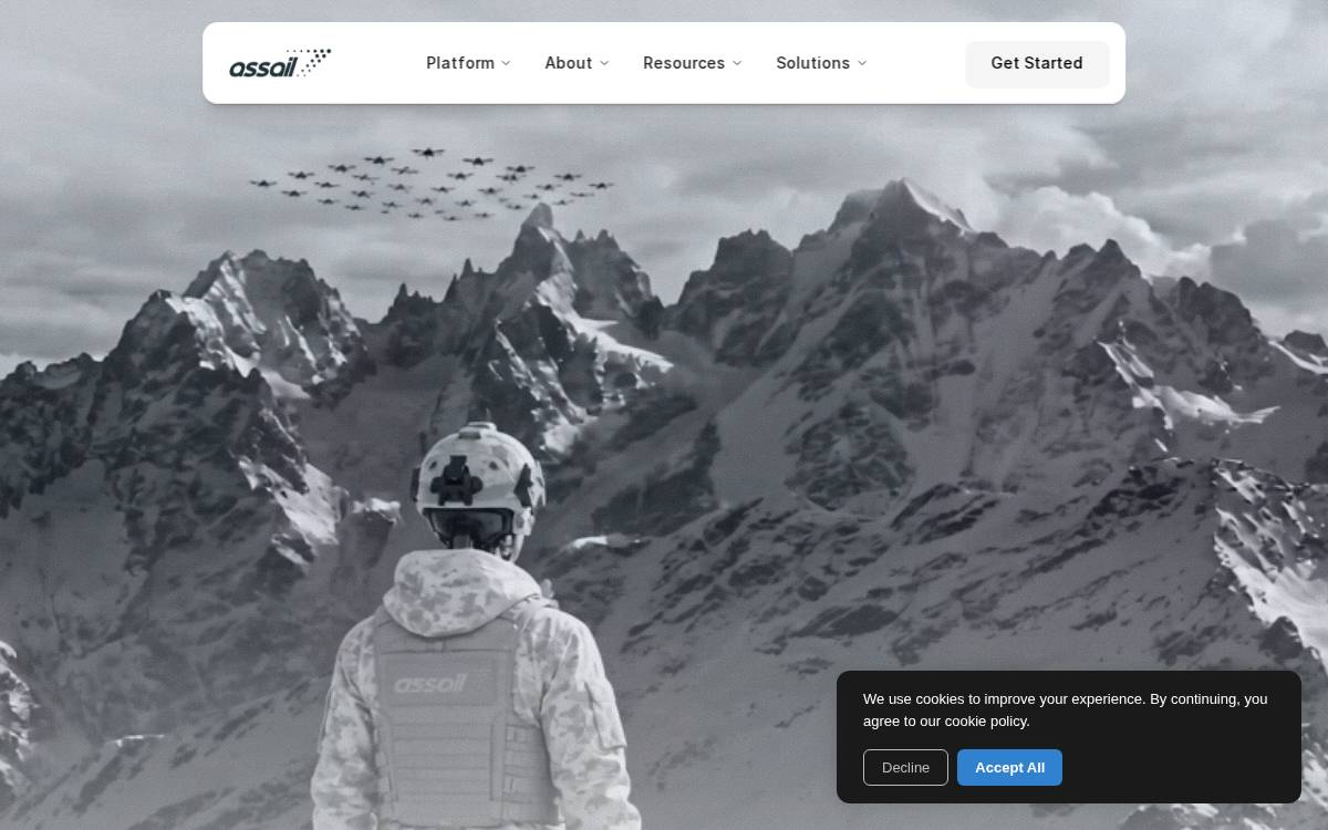 Assailai website preview