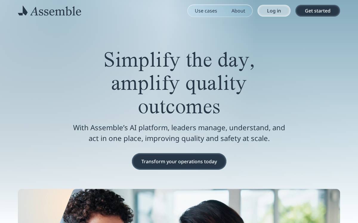 Assemble website preview