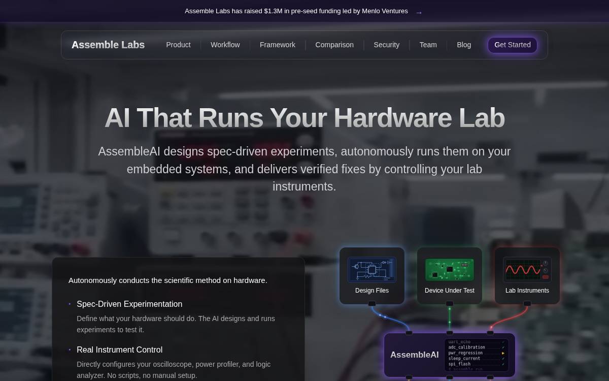 Assemble Labs website preview