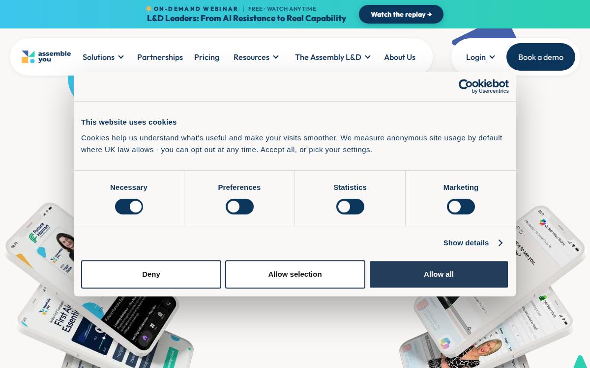 Assemble You Seed website preview