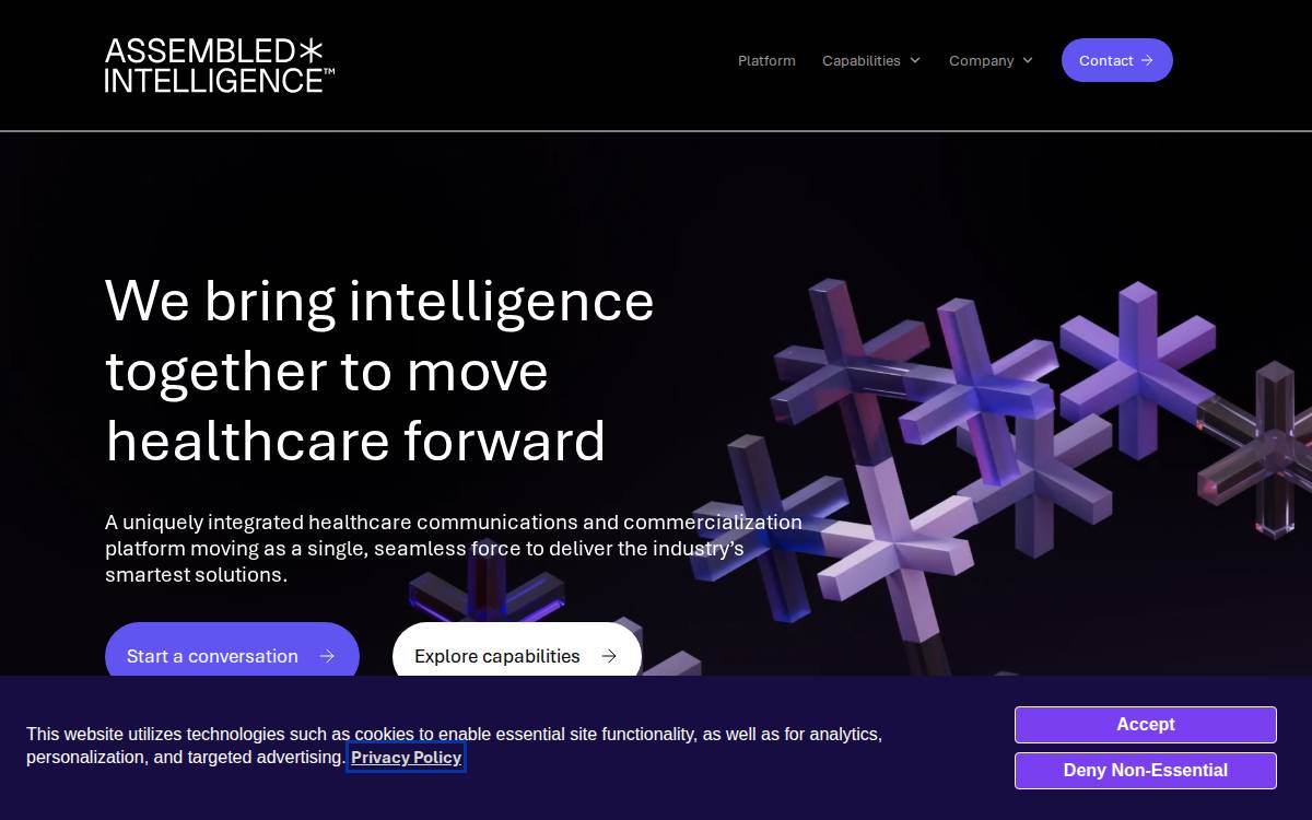 Assembled Intelligence website preview