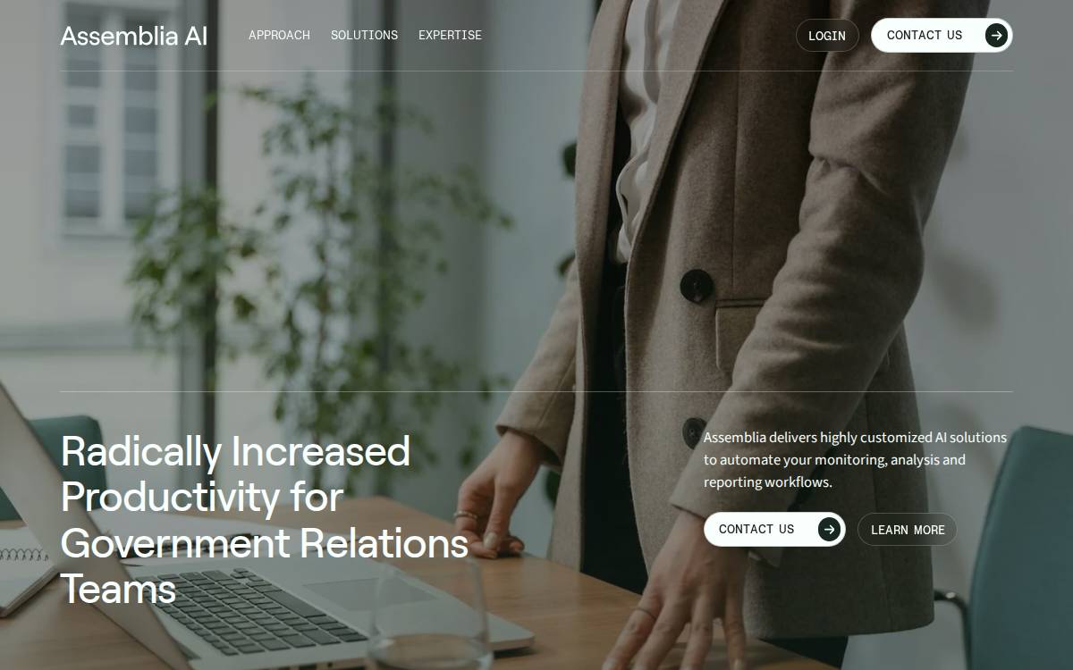Assemblia website preview