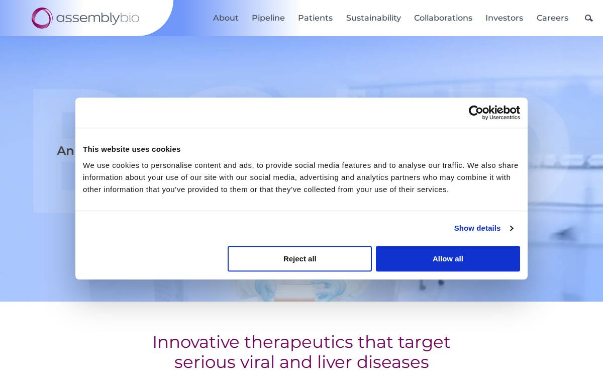 Assemblybio website preview