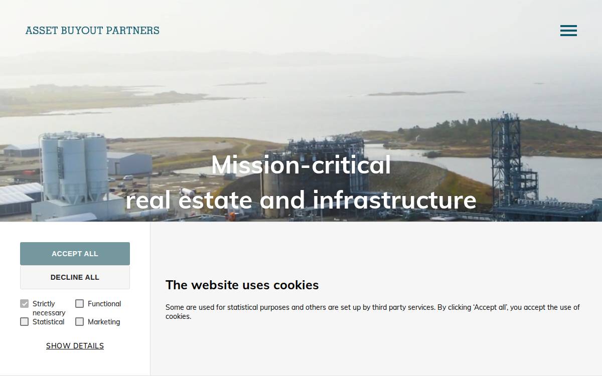 Asset Buyout Partners website preview