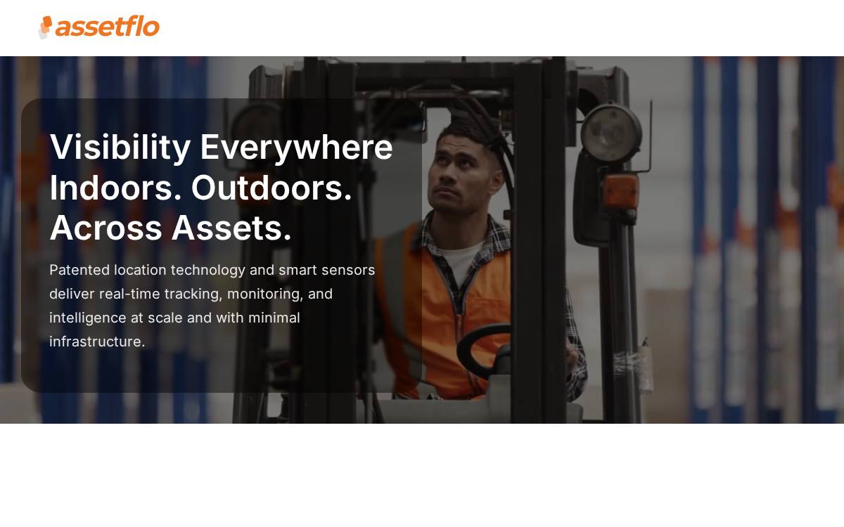 Assetflo website preview