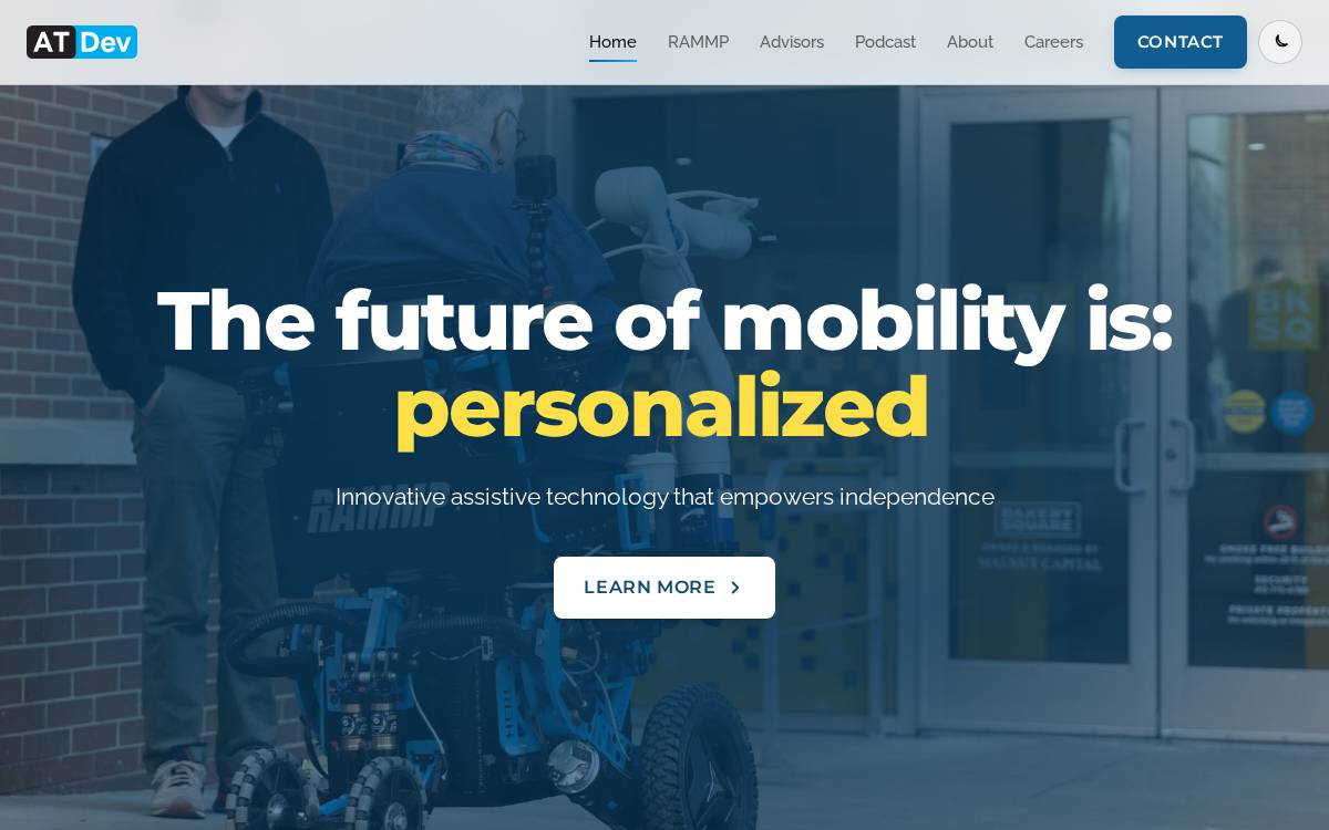 Assistivetech website preview