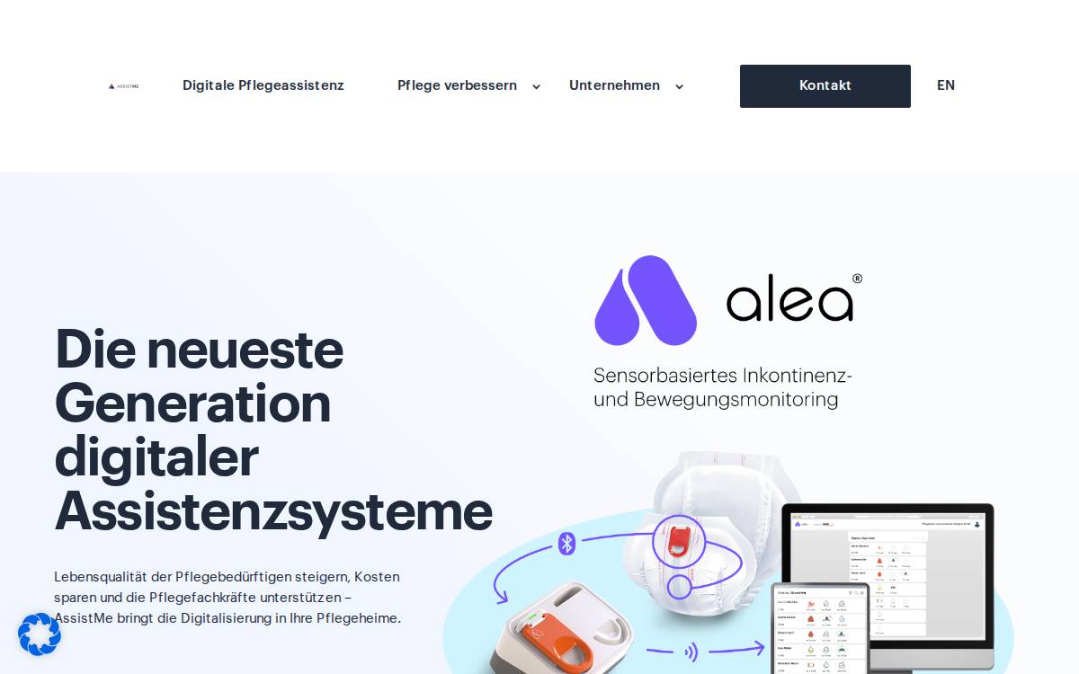 AssistMe GmbH website preview