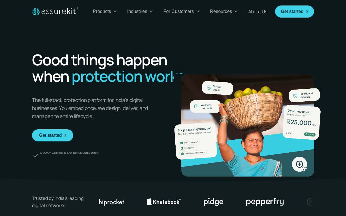 Assurekit website preview