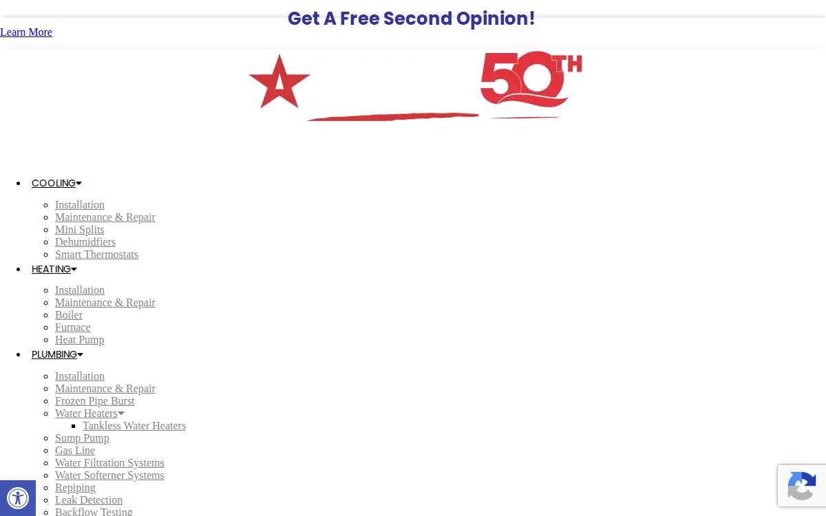 Astar Heating & Air, LLC website preview