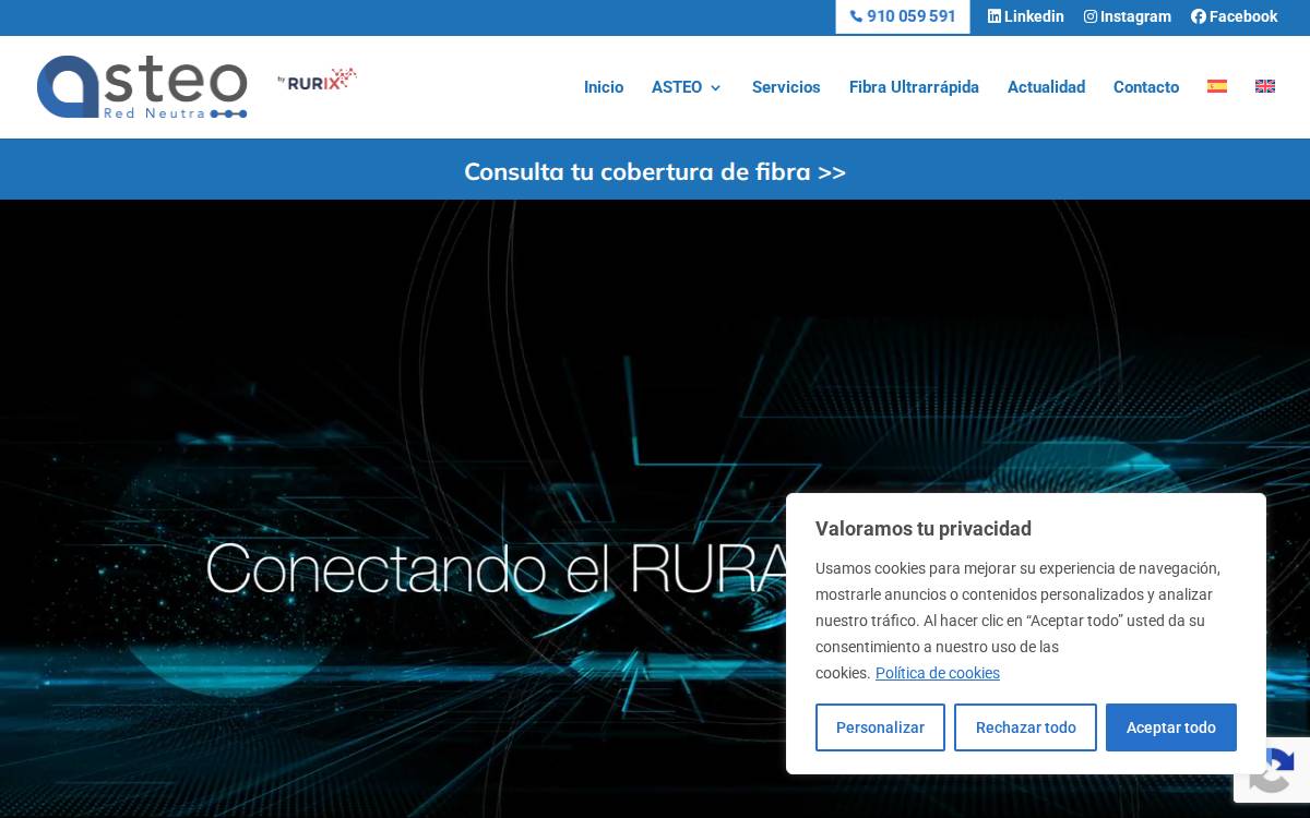 Asteo Red Neutra website preview